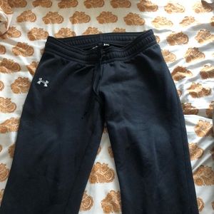 Black under armor sweatpants